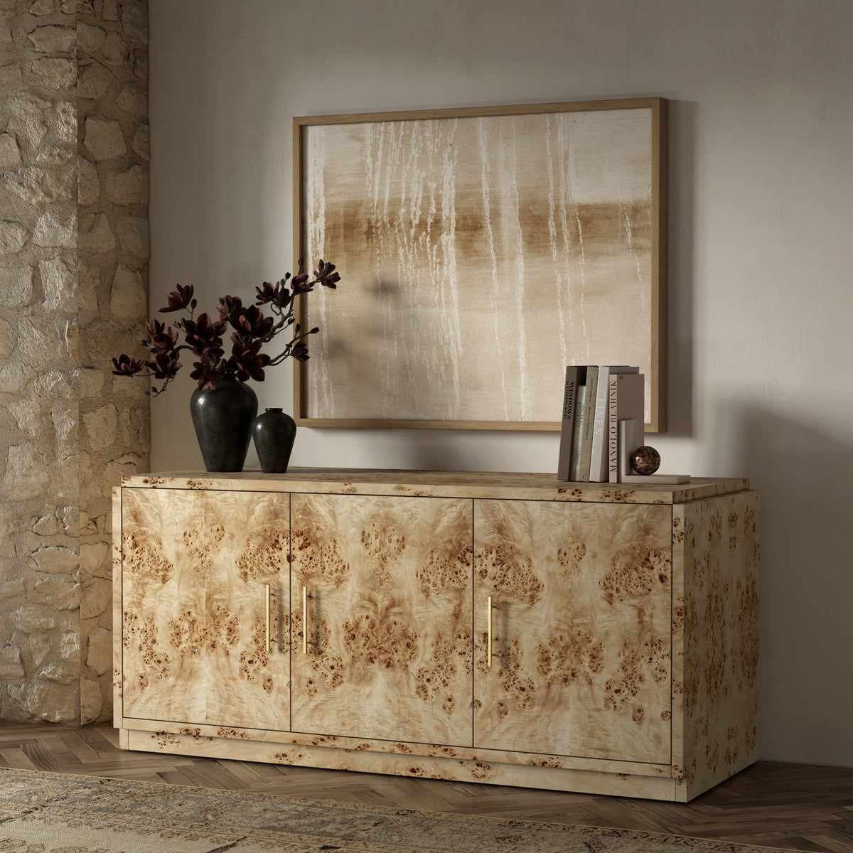 Wren Burl Sideboard-13