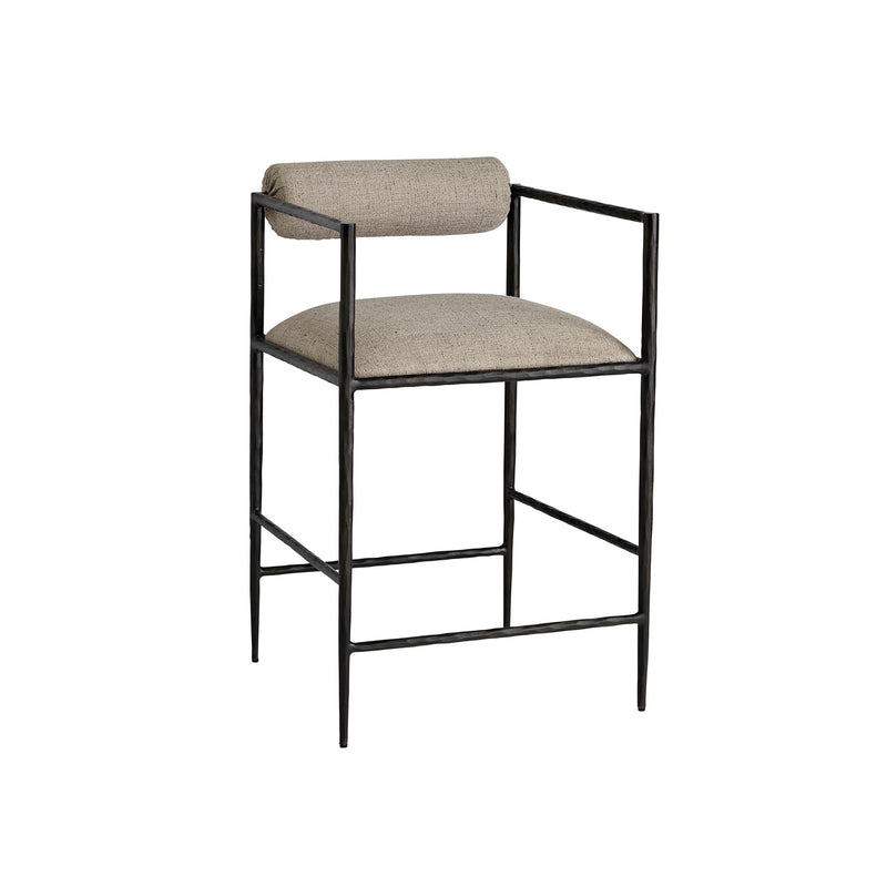 First image of the Barbana Counter Stool in Pewter