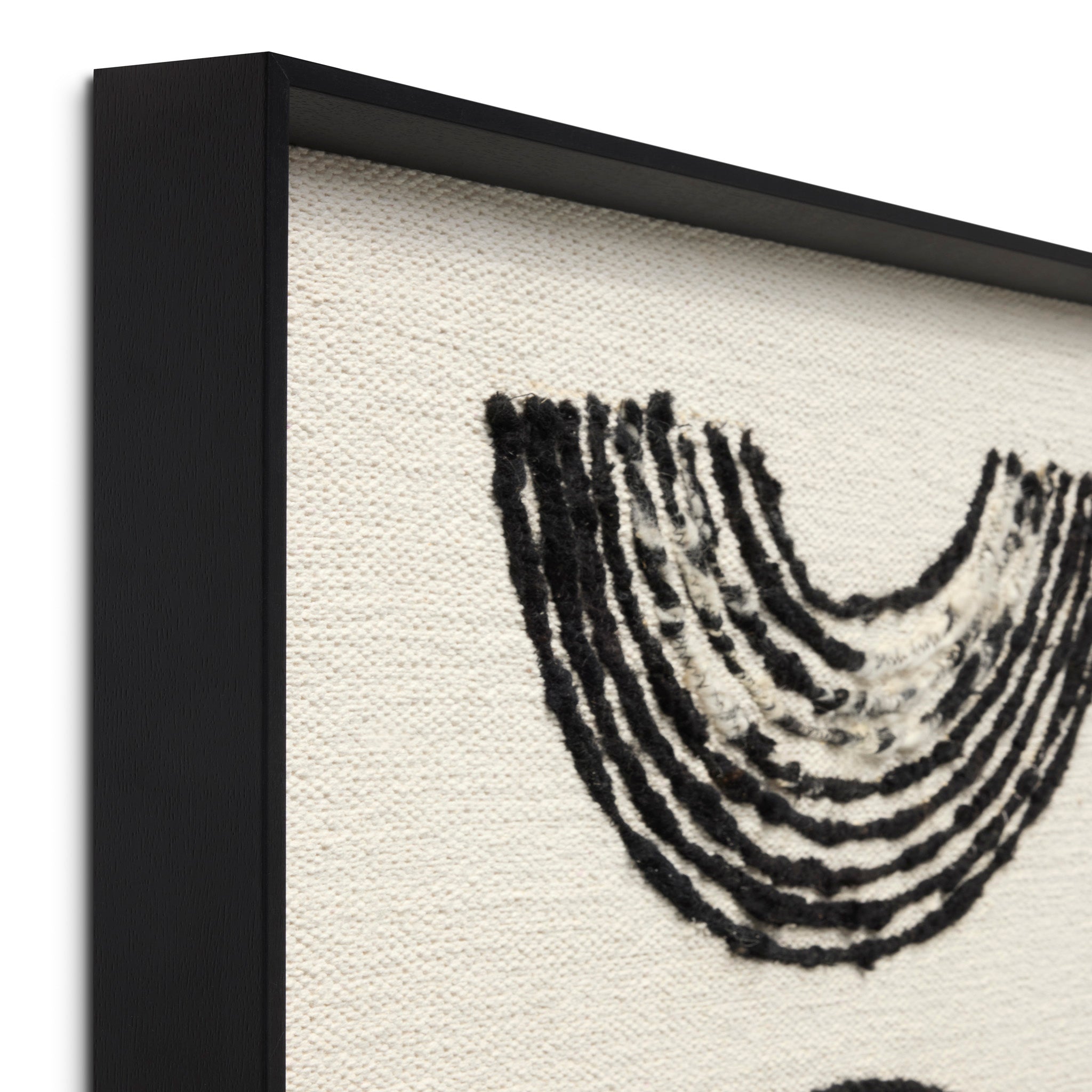 Chorus by Loloi Wall Art in Black/Ivory-2