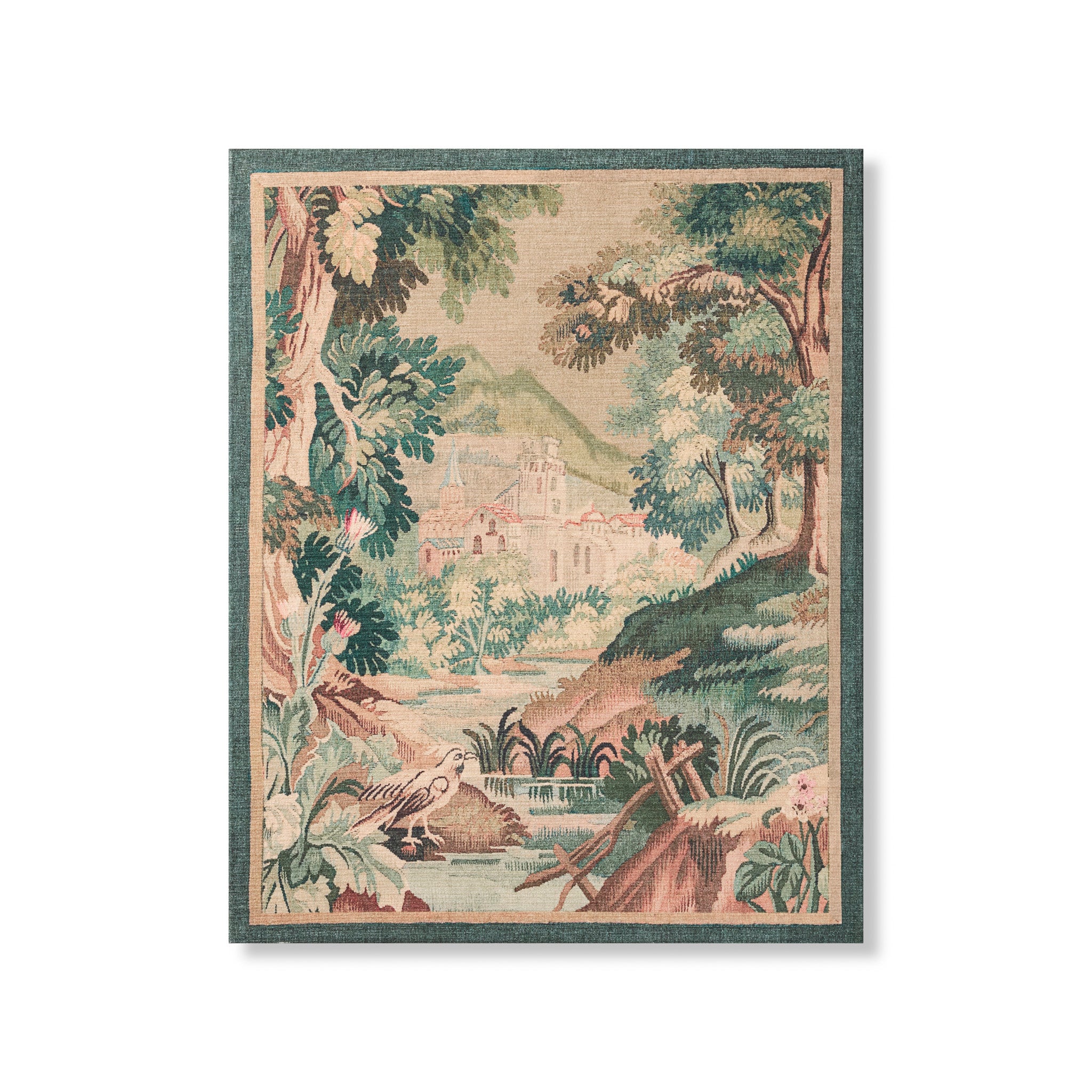 Hidden Hamlet by Loloi Wall Art in Multi/Green-1
