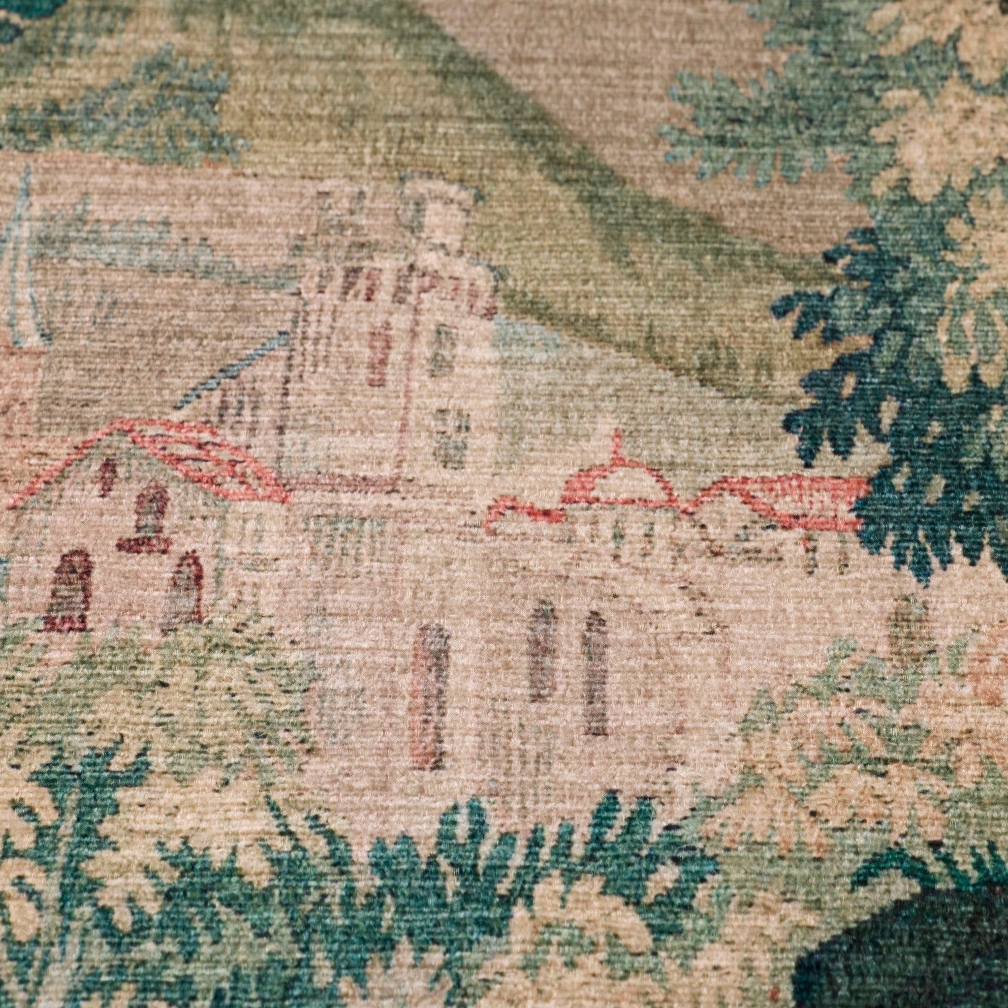 Hidden Hamlet by Loloi Wall Art in Multi/Green-3
