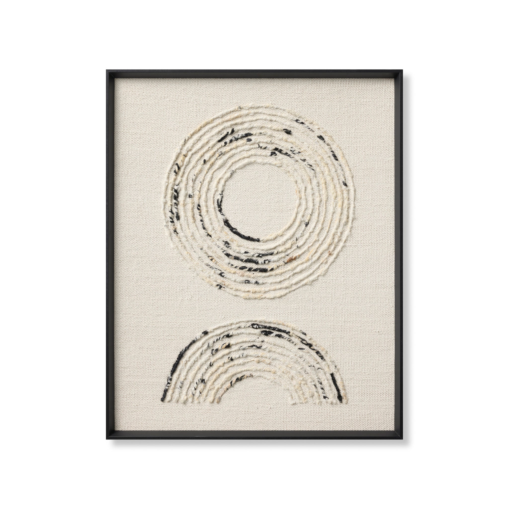 Verse by Loloi Wall Art in Ivory/Black-1
