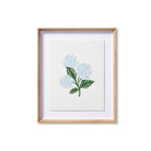 Rifle Paper Co. x Loloi Hydrangea Wall Art in Cream-Blue-1