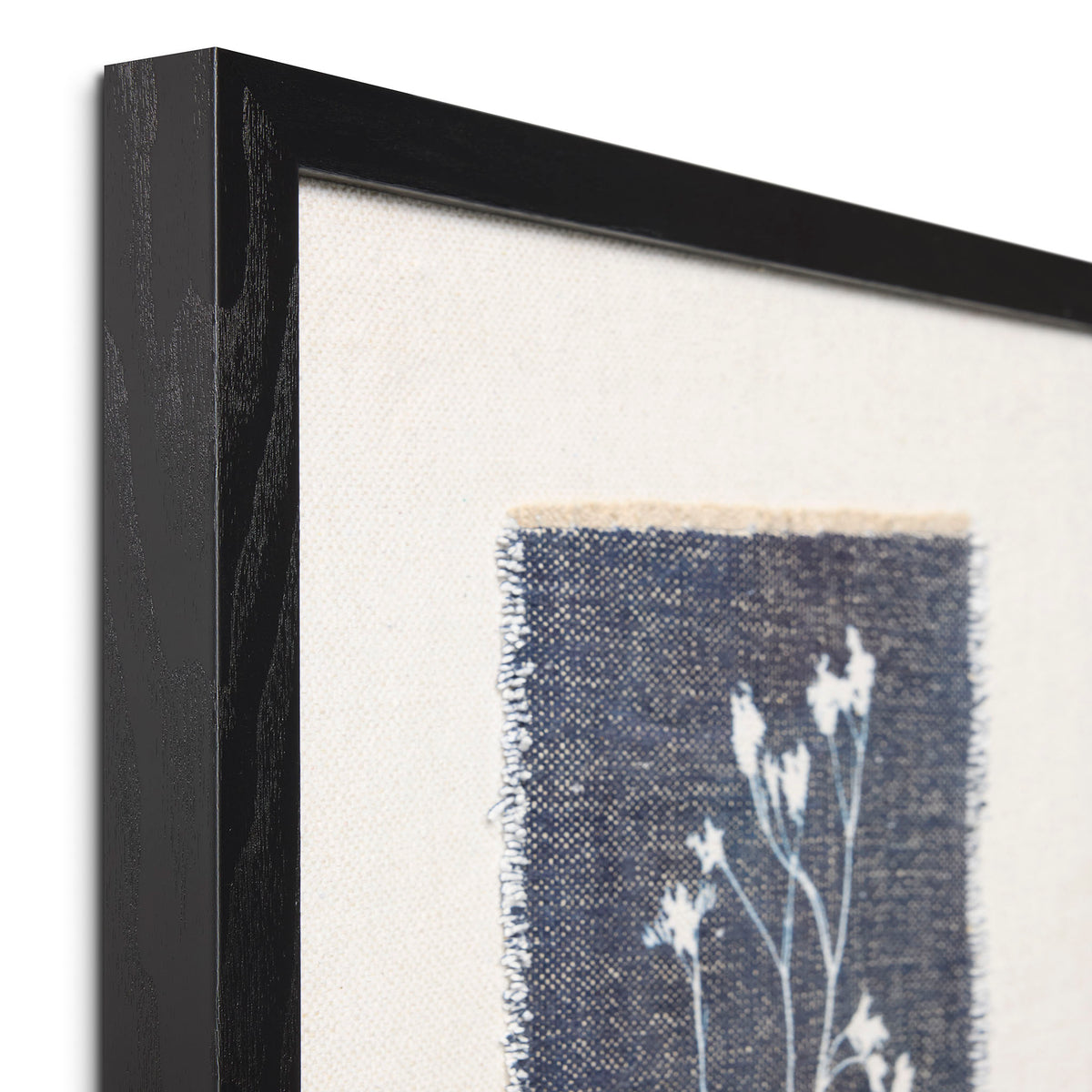 Amber Lewis x Loloi Cruz Wall Art in Blue/Ivory-2