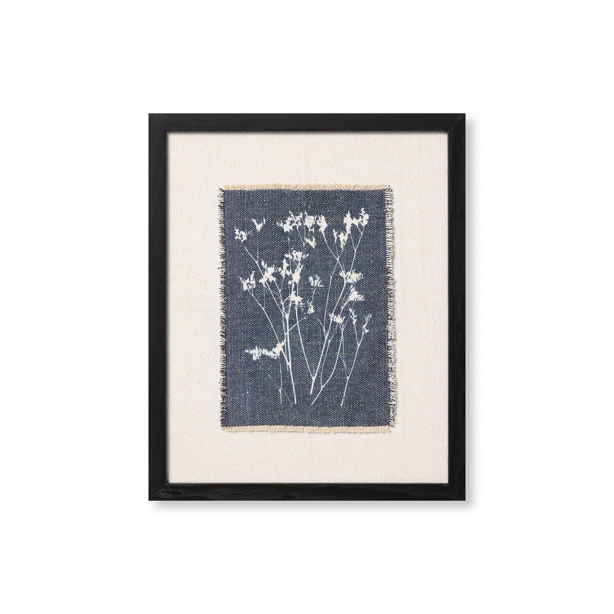 Amber Lewis x Loloi Whitney Wall Art in Blue/Ivory-1