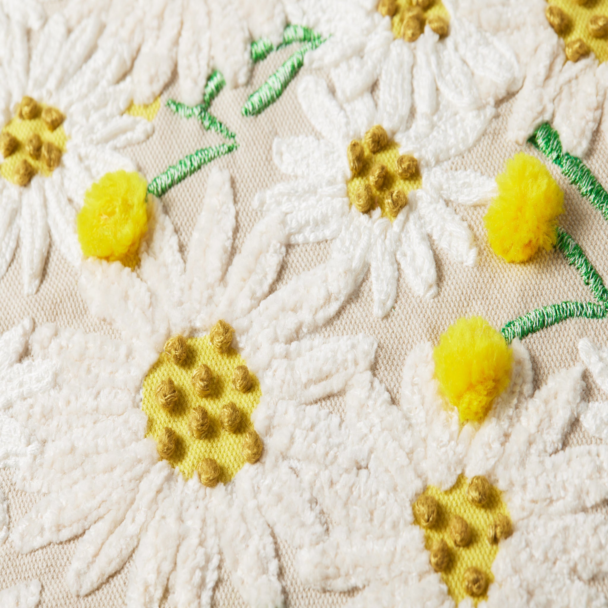Rifle Paper Co. x Loloi Daisies Pillow in Beige-4