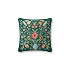 Rifle Paper Co. x Loloi Pillow in Evergreen-Multi-1