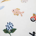 Rifle Paper Co. x Loloi Sea Pillow in White-Multi-3