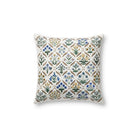 Rifle Paper Co. x Loloi Estee Pillow in White-Multi-1