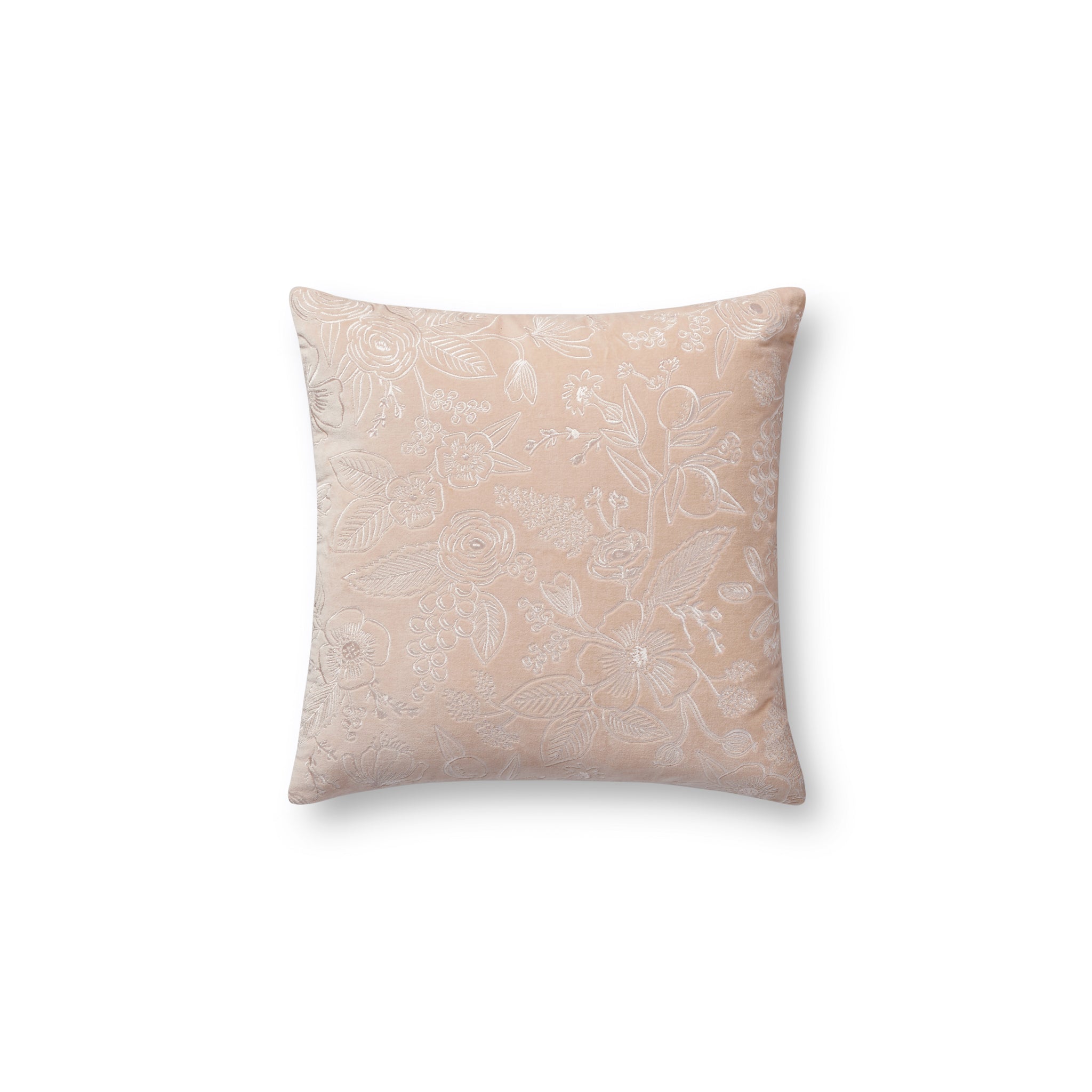 Rifle Paper Co. x Loloi Collette Pillow in Blush-1