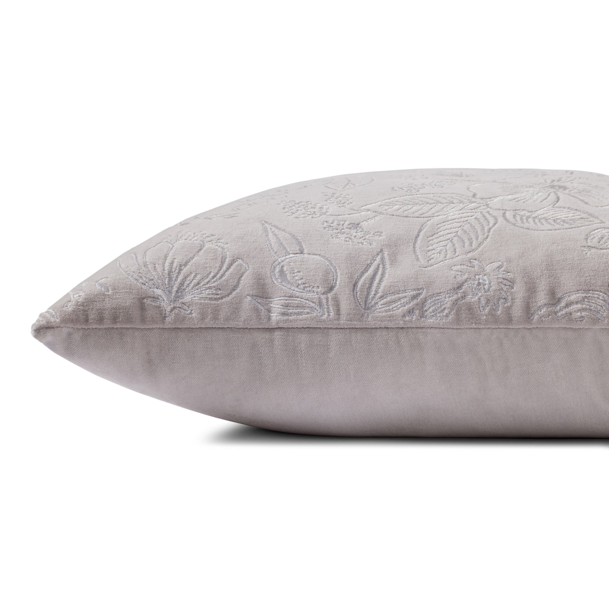 Rifle Paper Co. x Loloi Collette Pillow in Grey-2