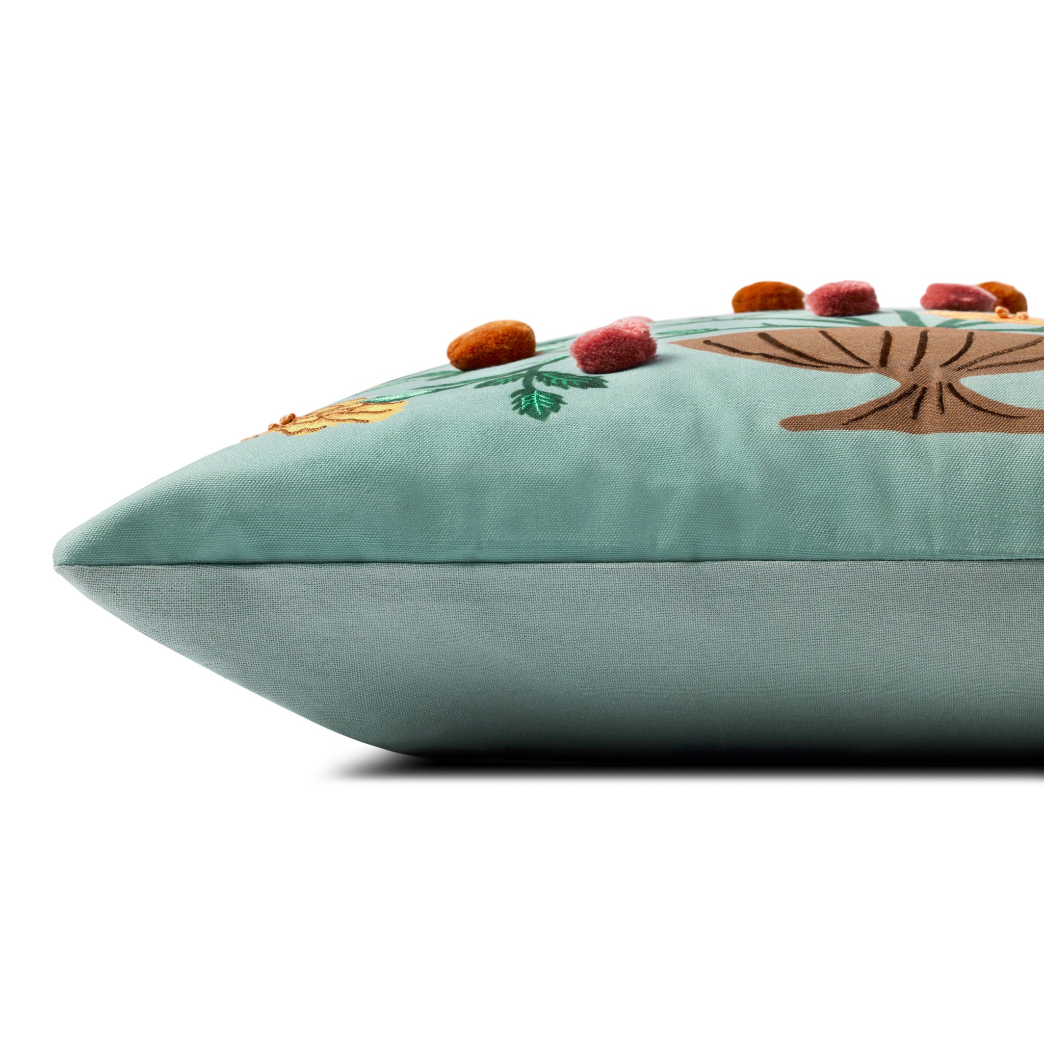 Rifle Paper Co. x Loloi Marisol Pillow in Lt. Green-3