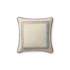 Rifle Paper Co. x Loloi Delphine Border Pillow in Cream-Multi-1