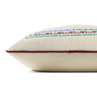Rifle Paper Co. x Loloi Delphine Border Pillow in Cream-Multi-2