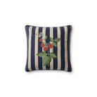 Rifle Paper Co. x Loloi Raspberries Pillow in Navy-Multi-1
