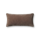 Chris Loves Julia x Loloi Liza Pillow in Mocha-1