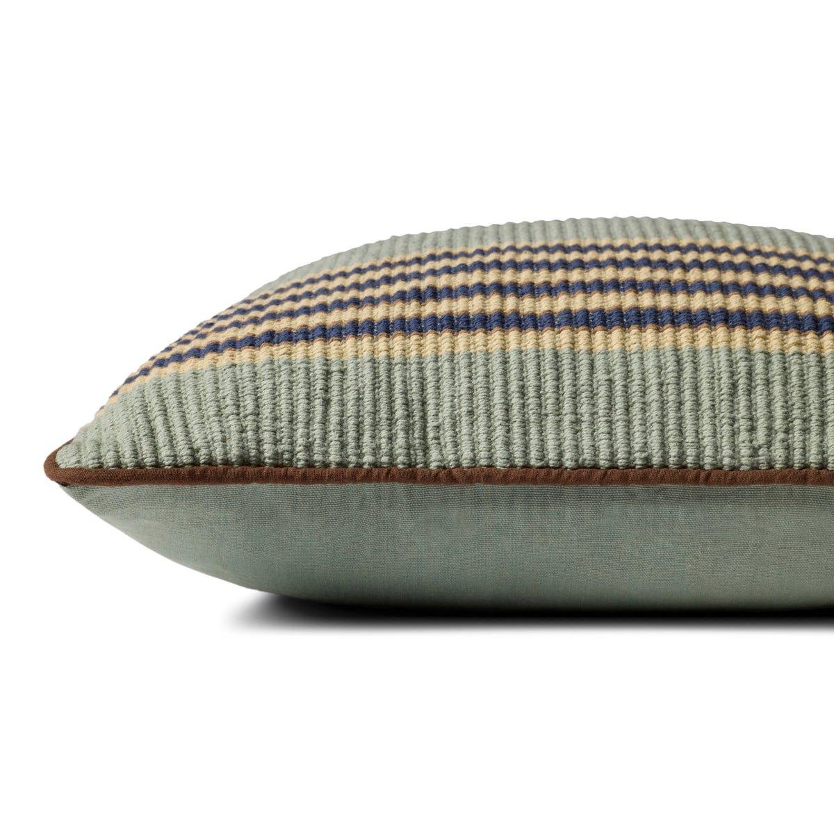 Chris Loves Julia x Loloi Sorrel Pillow in Light Blue-3