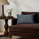 Chris Loves Julia x Loloi Rachel Pillow in Blue-2