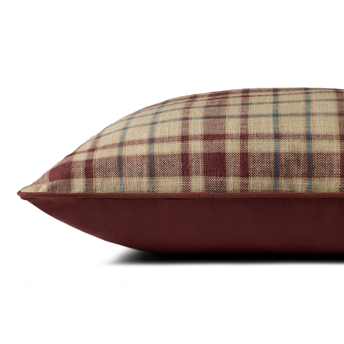 Chris Loves Julia x Loloi Alder Pillow in Brick-3