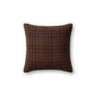 Chris Loves Julia x Loloi Alder Pillow in Brown-1