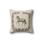 Chris Loves Julia x Loloi Emerson Pillow in Olive-1