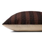 Amber Lewis x Loloi Cordero Pillow in Brown-3