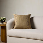 Amber Lewis x Loloi Belleau Pillow in Natural/Brown-2