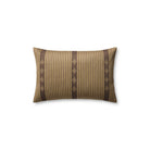 Amber Lewis x Loloi Adamor Pillow in Natural/Brown-1