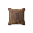 Amber Lewis x Loloi Rosso Pillow in Bark/Natural-1