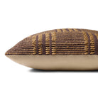 Amber Lewis x Loloi Rosso Pillow in Bark/Natural-2