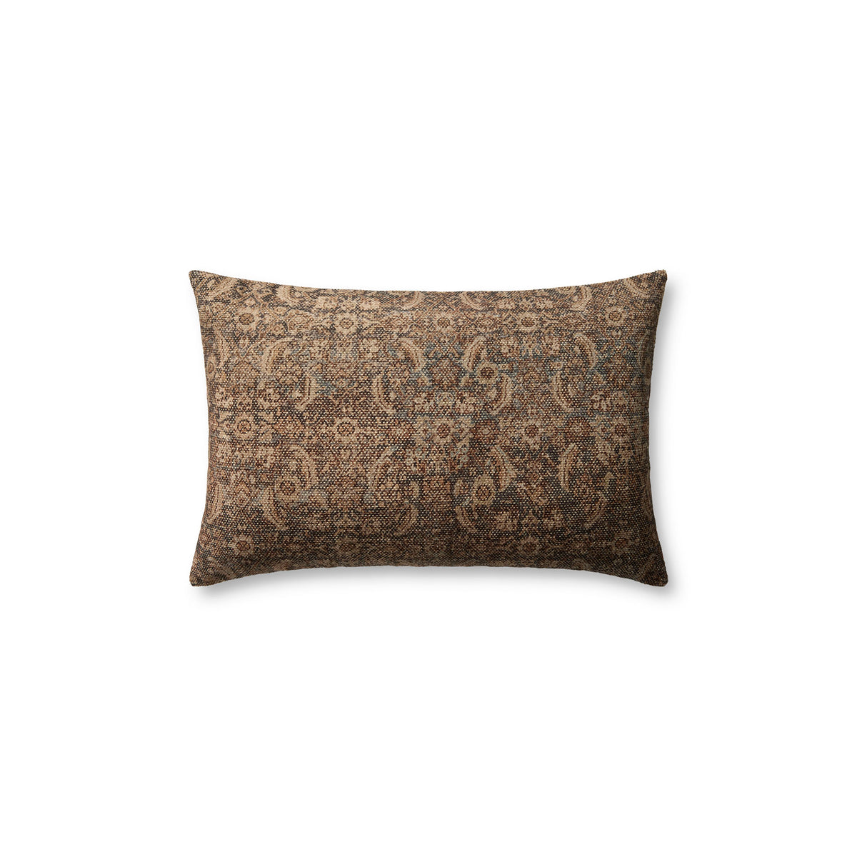 Amber Lewis x Loloi Filmore Pillow in Brown-1