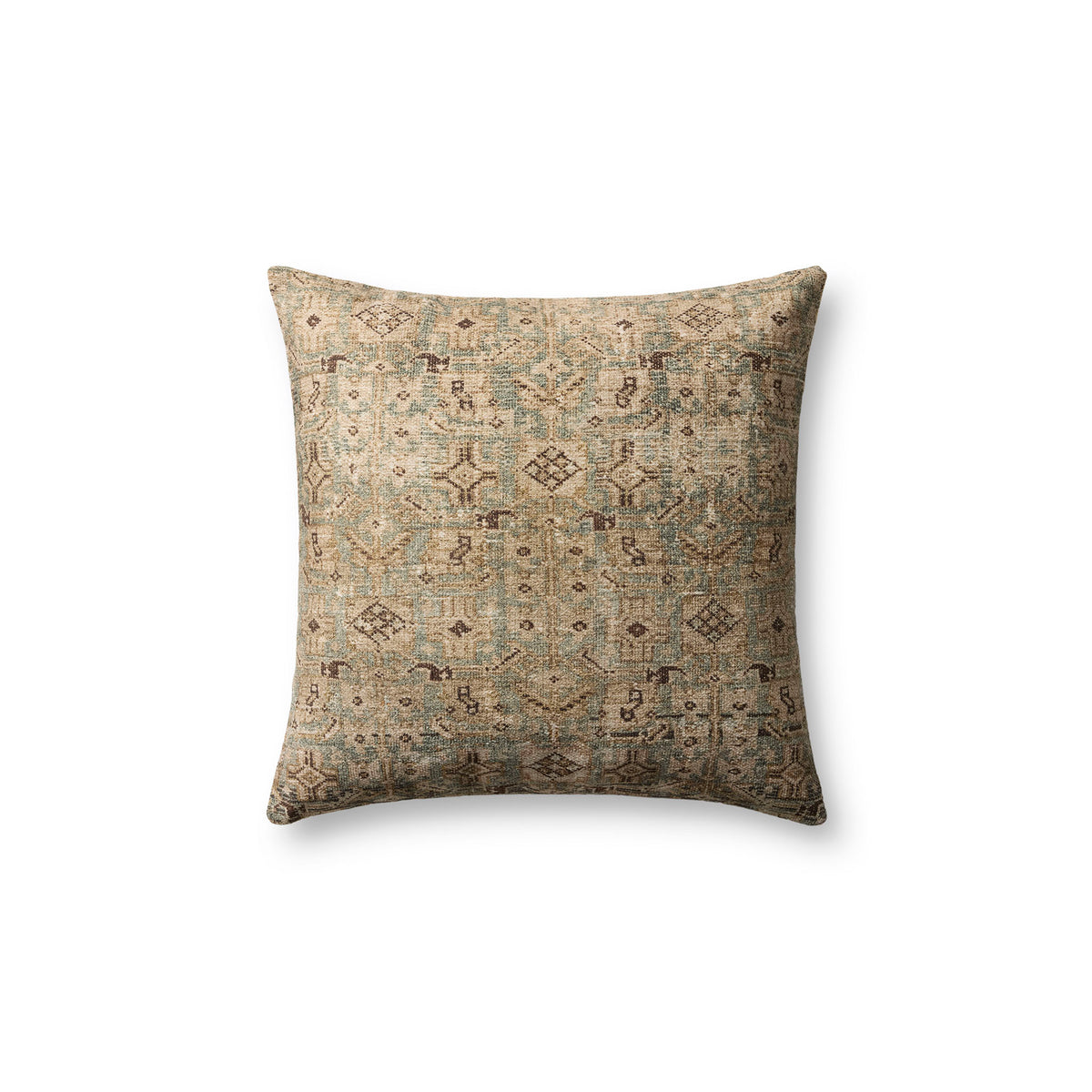 Amber Lewis x Loloi Lombard Pillow in Blue-1