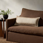 Jeremiah Brent x Loloi Sevres Pillow in Natural/Brown-2