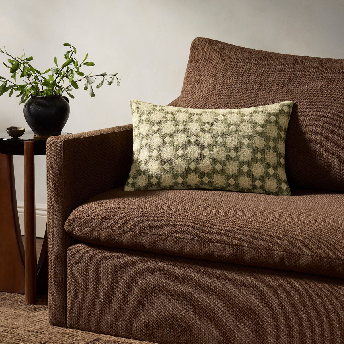 Jeremiah Brent x Loloi Parlor Pillow in Green-2