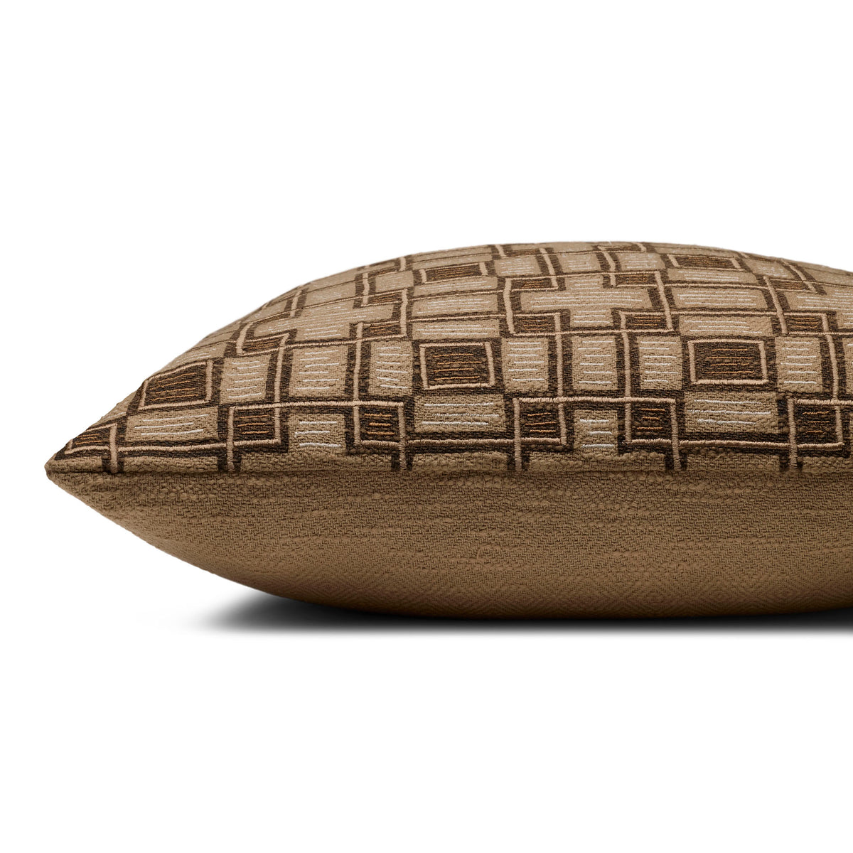 Jeremiah Brent x Loloi Astor Pillow in Brown/Multi-2