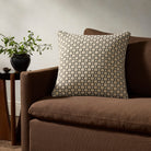 Jeremiah Brent x Loloi Alberti Pillow in Natural/Black-2