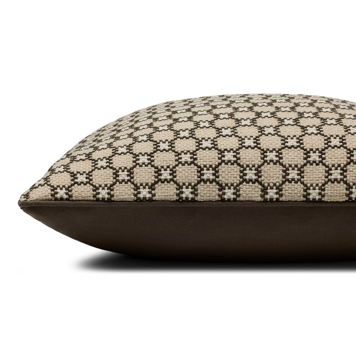 Jeremiah Brent x Loloi Alberti Pillow in Natural/Black-3