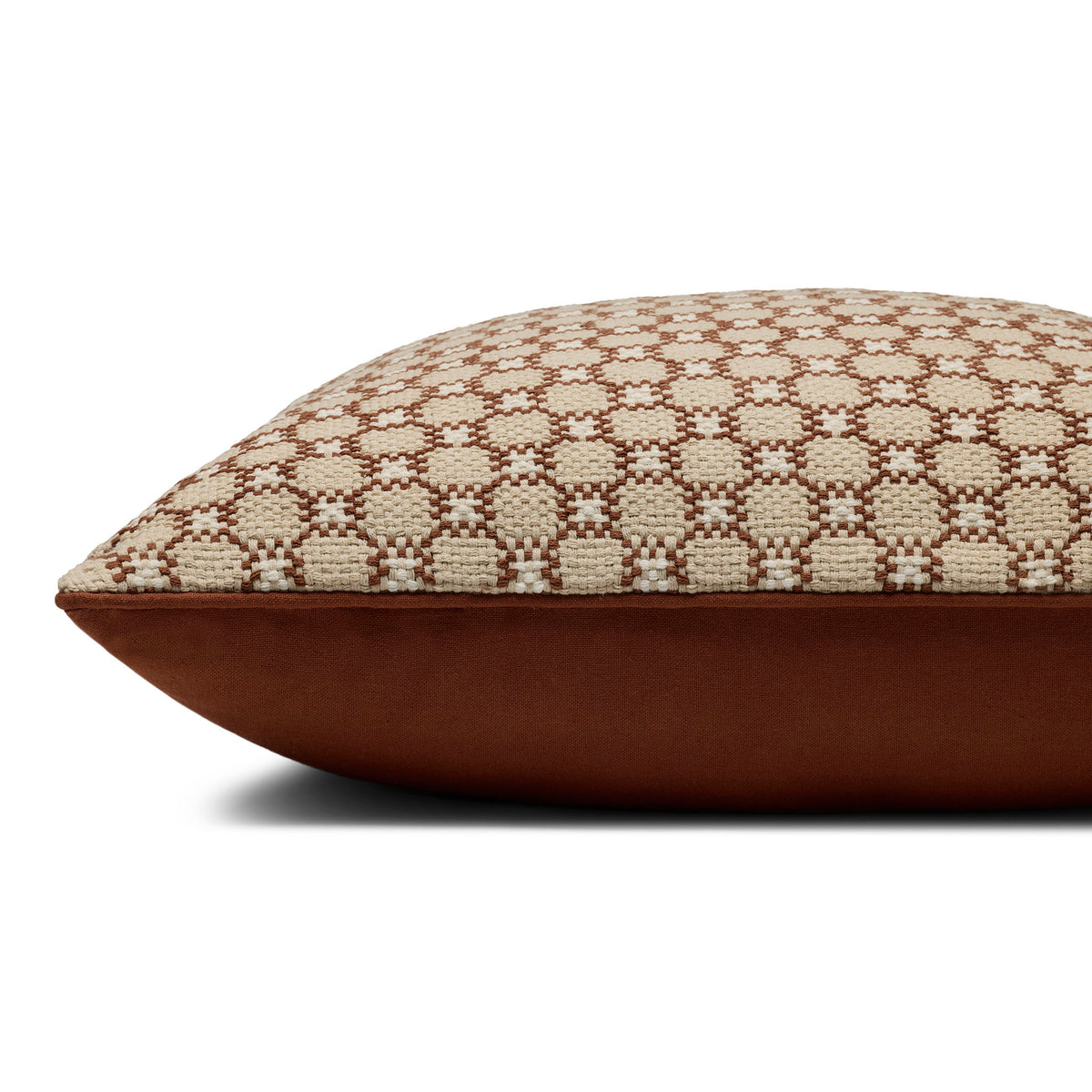 Jeremiah Brent x Loloi Alberti Pillow in Natural/Clay-3