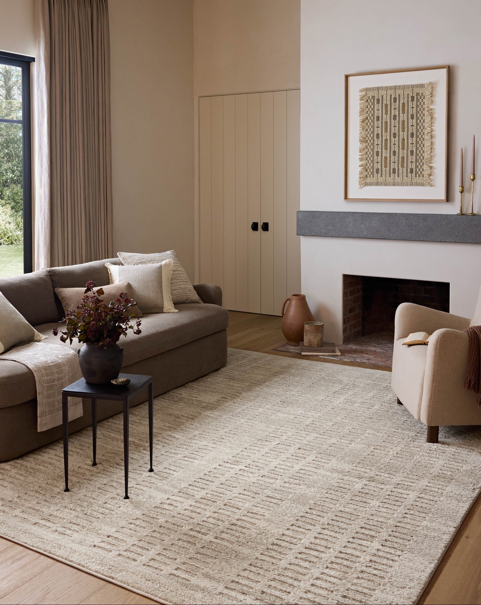 Amber Lewis x Loloi Monty Rug in Ivory/Beige – Maison Roseaux