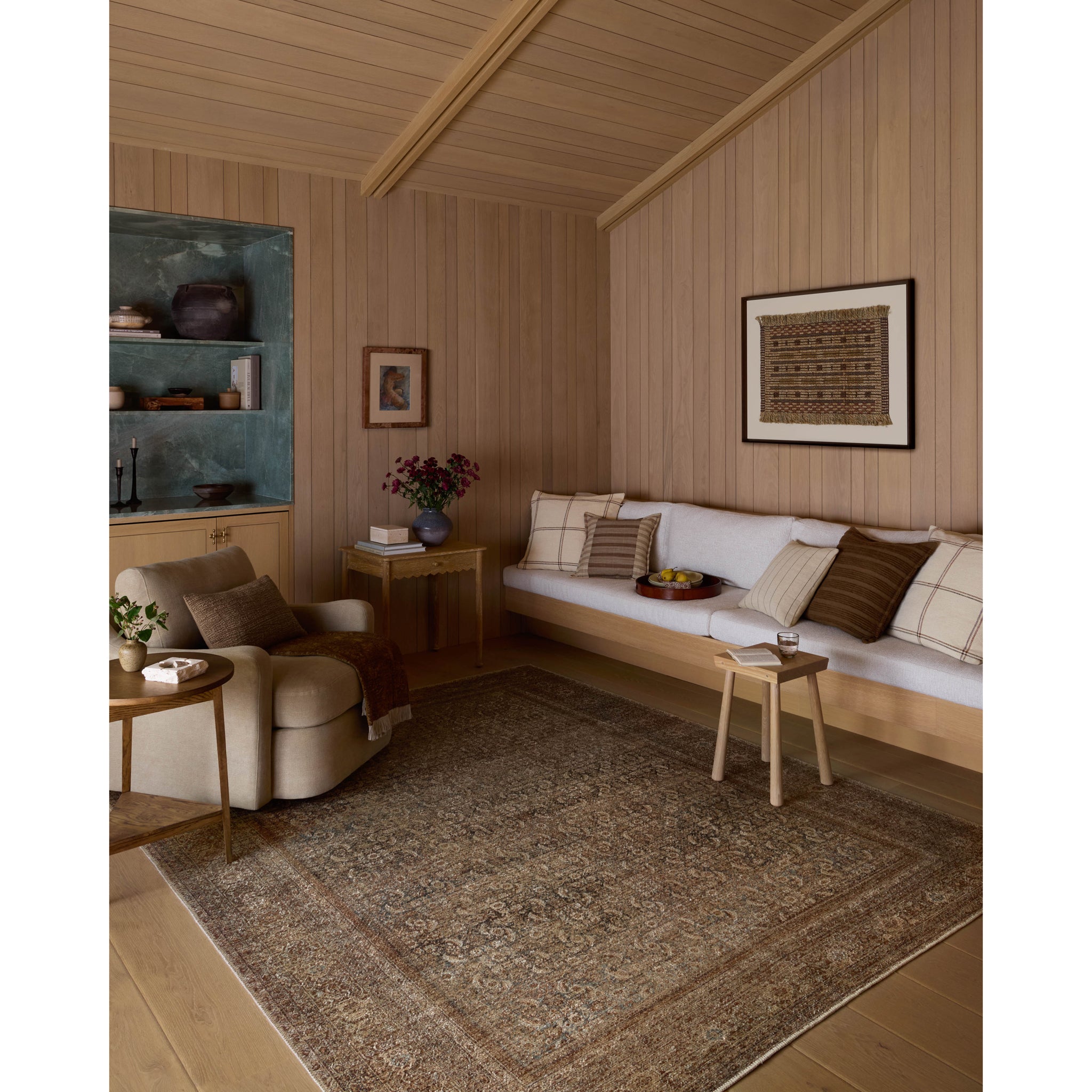 Amber Lewis x Loloi Cambria Rug in Ocean/Bark – Maison Roseaux