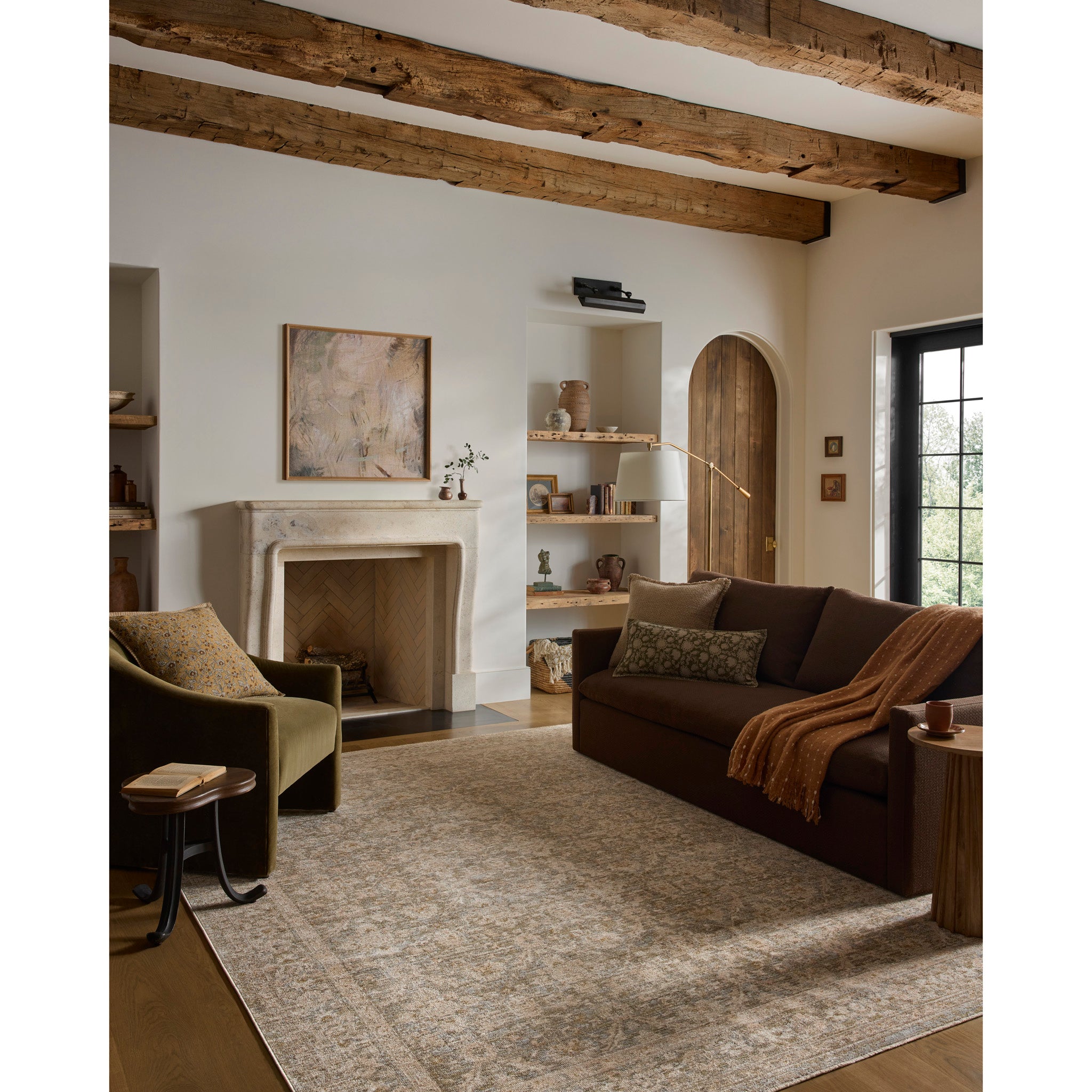 Elora Rug in Sky/Terracotta-3