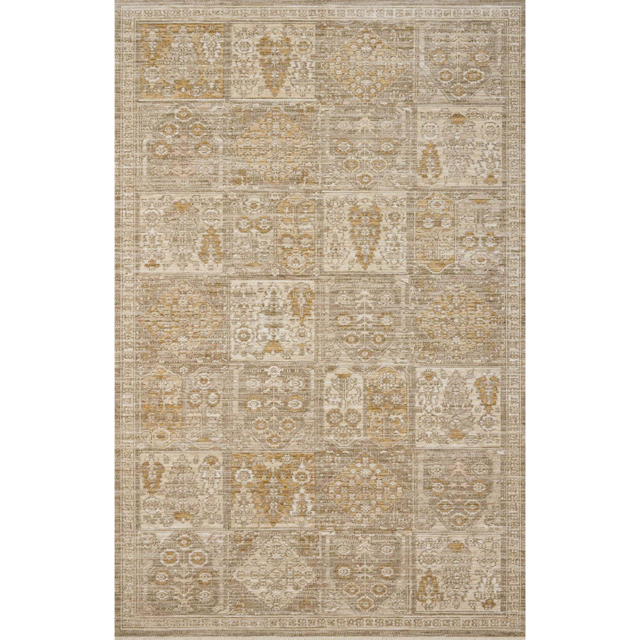 Elora Rug in Mushroom/Ochre-1