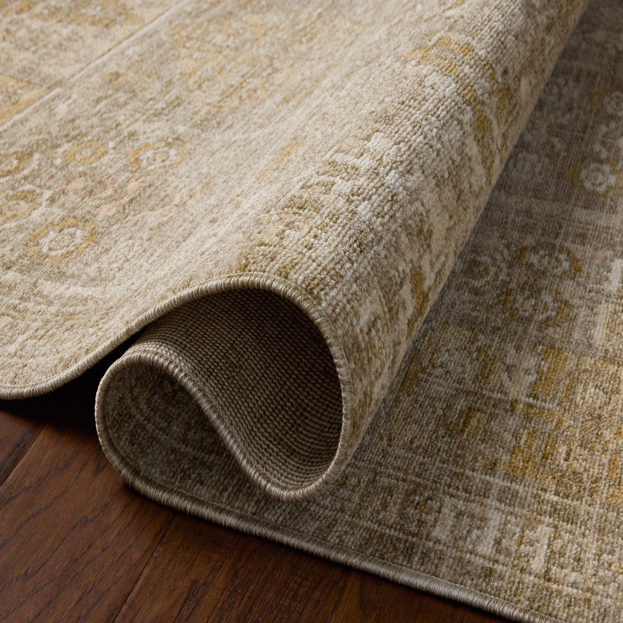 Elora Rug in Mushroom/Ochre-5