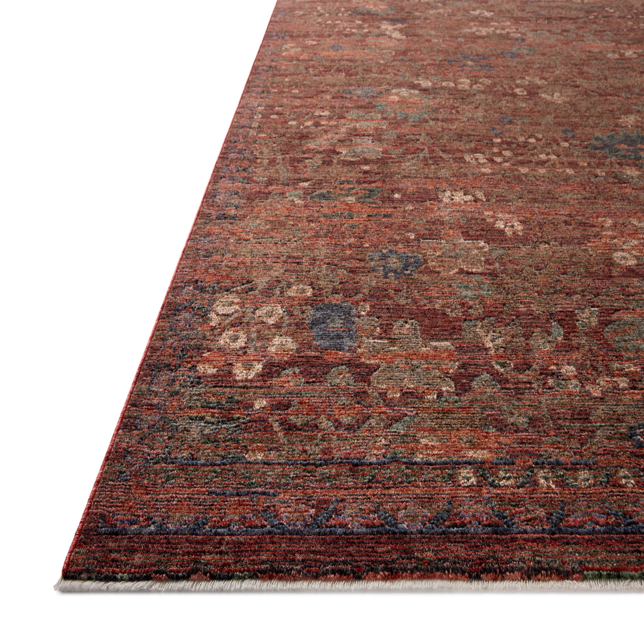 Winchester Rug in Ruby/Mushroom-2