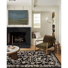 Rifle Paper Co. x Loloi Arboretum Rug in Black-2