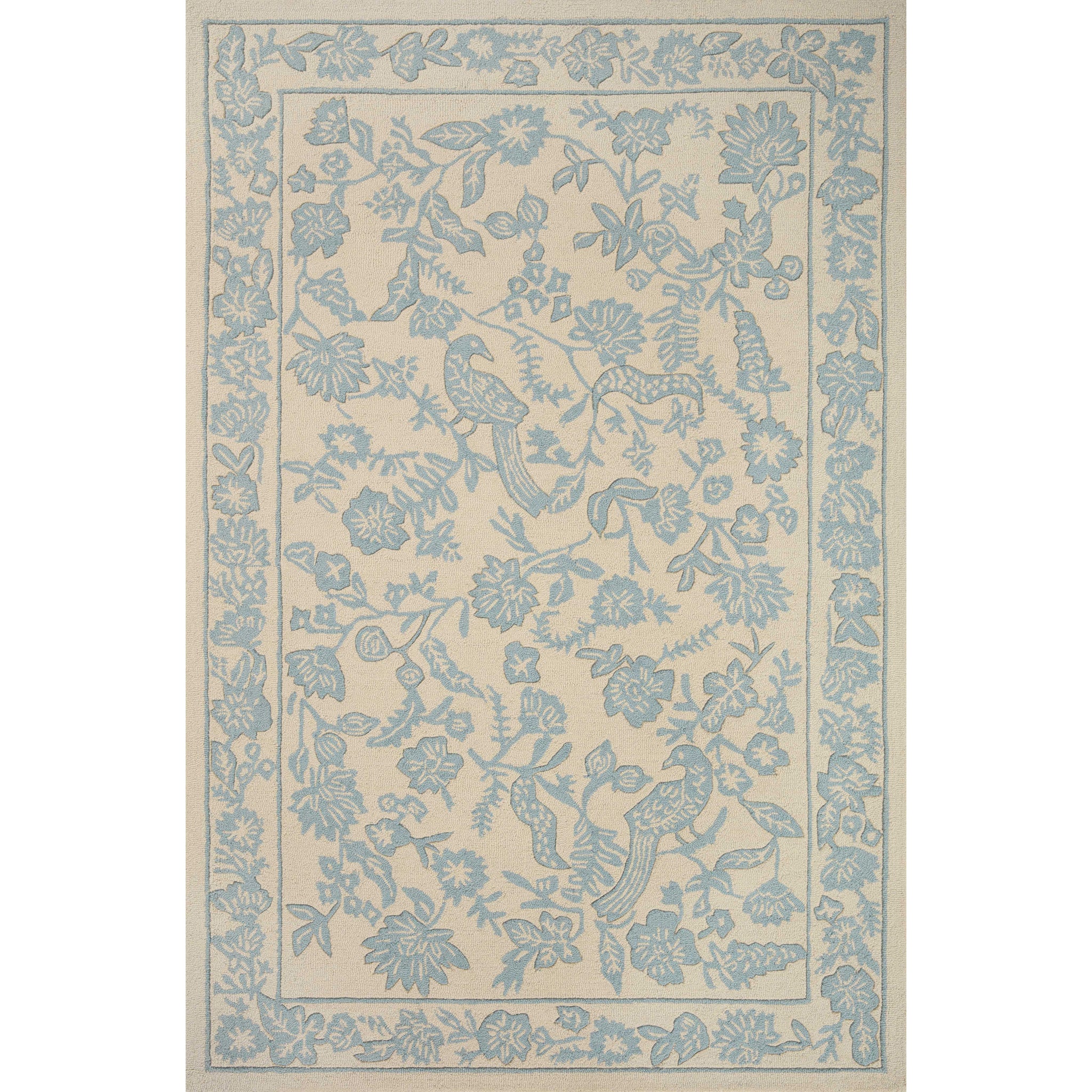 Rifle Paper Co. x Loloi Arboretum Rug in Periwinkle-1