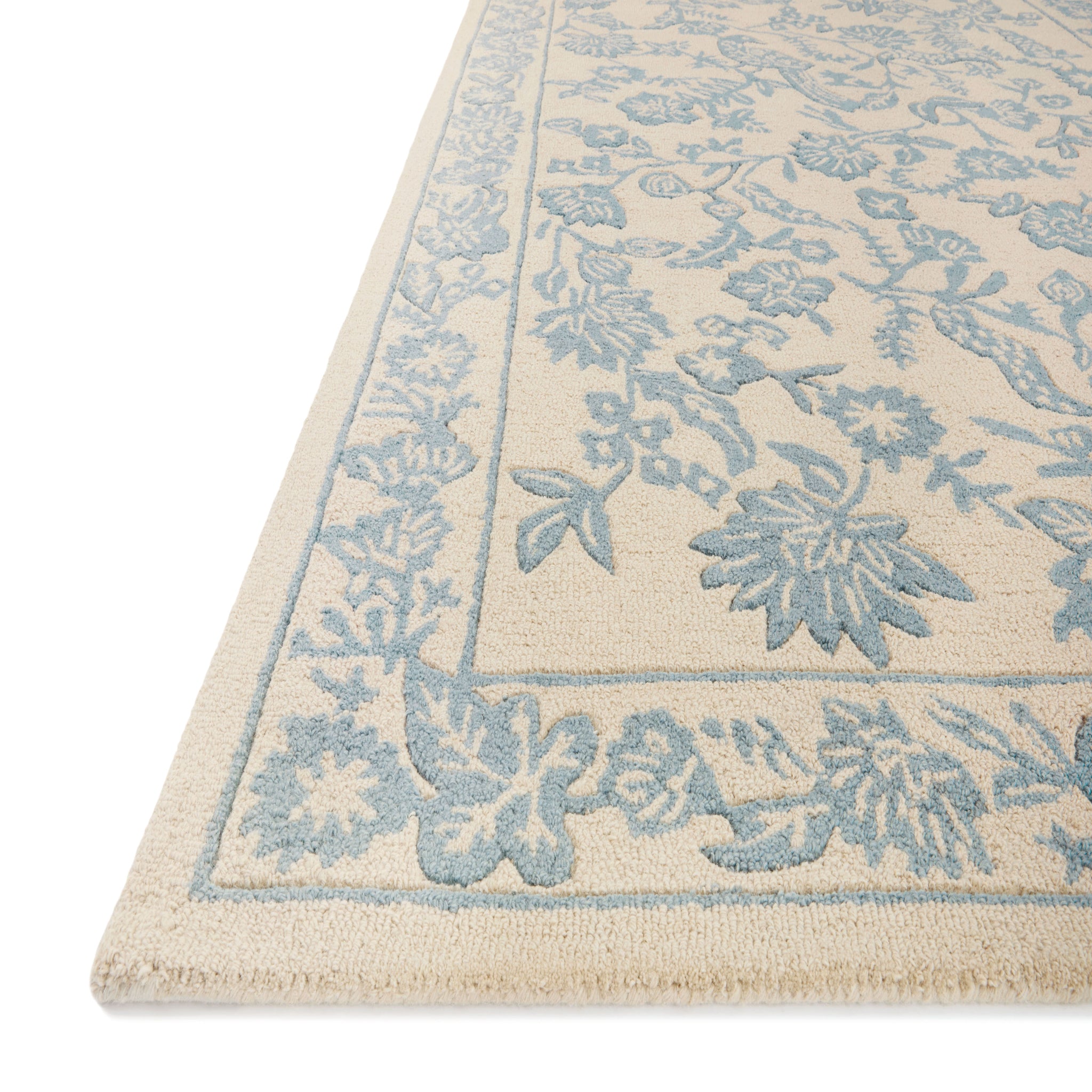 Rifle Paper Co. x Loloi Arboretum Rug in Periwinkle-2