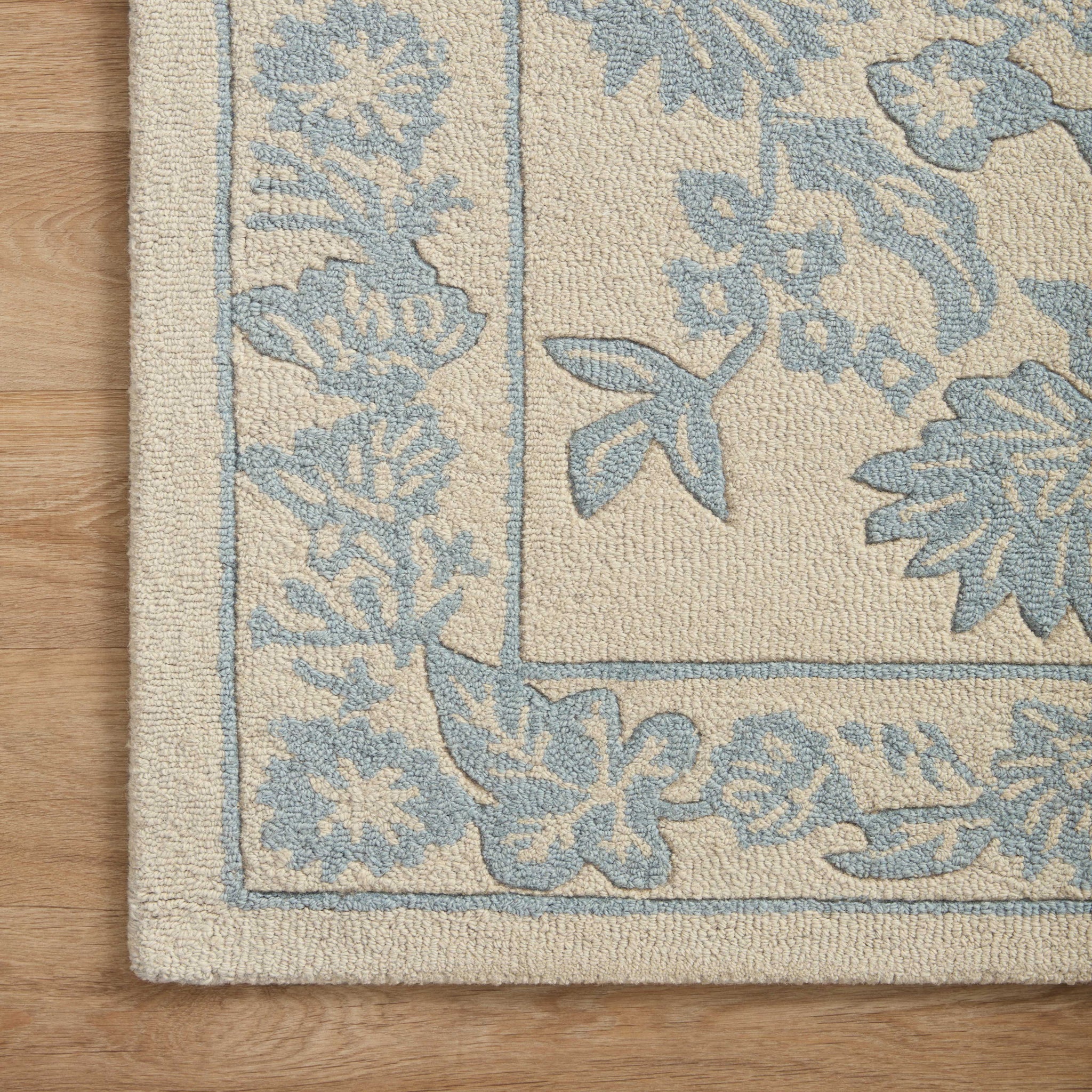 Rifle Paper Co. x Loloi Arboretum Rug in Periwinkle-3