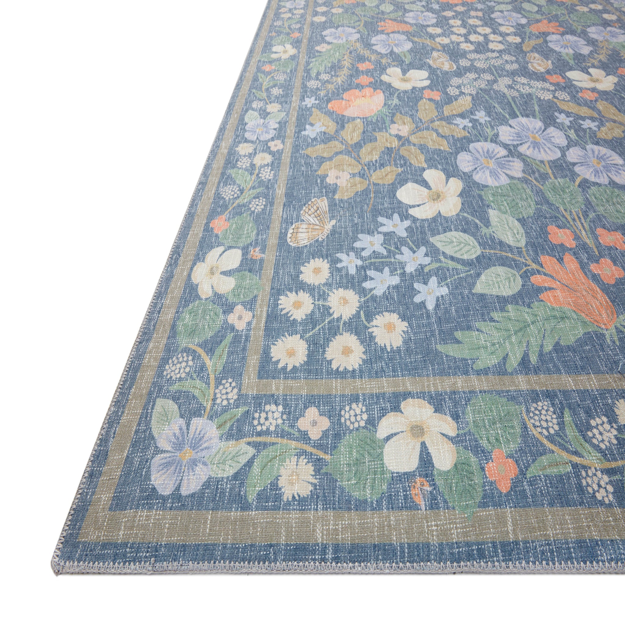 Rifle Paper Co. x Loloi Cotswolds Rug in Indigo-2