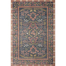 Rifle Paper Co. x Loloi Fiore Rug in Navy-Rust-1